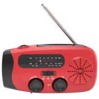 Radiófono Multifuncional Portátil Con Crank Solar Y USB FM/AM/WB Radio De Emergencia conLinterna Y Power Bank Resistente Al Agua - details 6