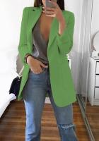 Chaqueta De Mujer Estilo Europeo Y Americano Casual Polo Cuello Redondo Ajustada Para Primavera Y Otoño 2024 Polyester Cotton - details 12