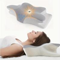 1 Cervical Pillow, Slow Rebound Cool Soft Pillow, Ergonomic Orthopedic Sleep Neck Contour Support Pillow for Side Sleepers, Orthopedic Support, Machine Washable Pillowcase - details 0