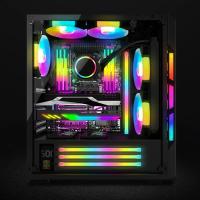 Barra De Luz Decorativa Para Estuche De Computadora DC5V3Pin ARGB 30cm Aura Sync 4-lados Luz Colorida Para DIY Gaming Ambiental - details 2