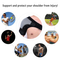 Músculo De Recuperación Deportiva Para Hombro Ajustable Para Hombres Y Mujeres Soporte De Estabilidad Espalda Alivio De Lesiones Tendinitis Prenda Compresora De Hombro - details 14