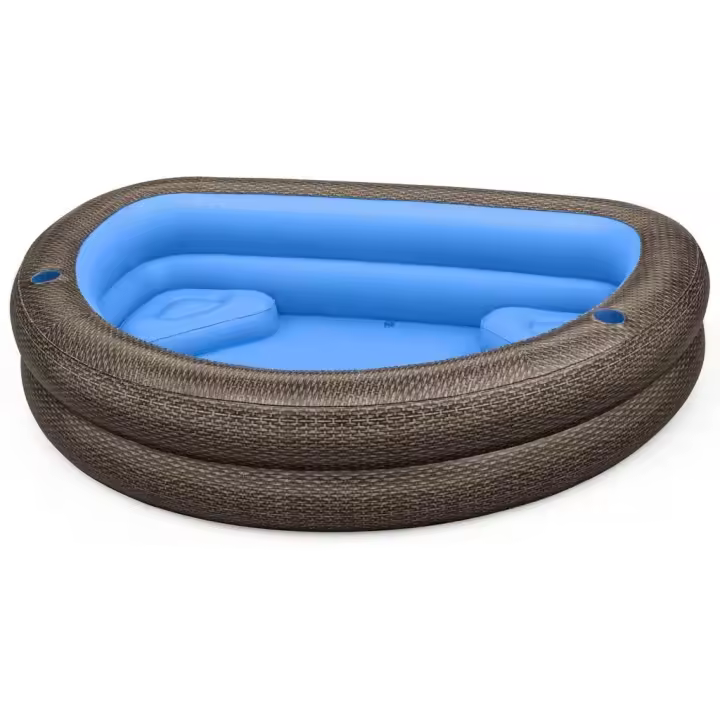 Piscina Hinchable Truprint Wicker Family Pool de 231x178x53 cm. Bestway 54426 - 1