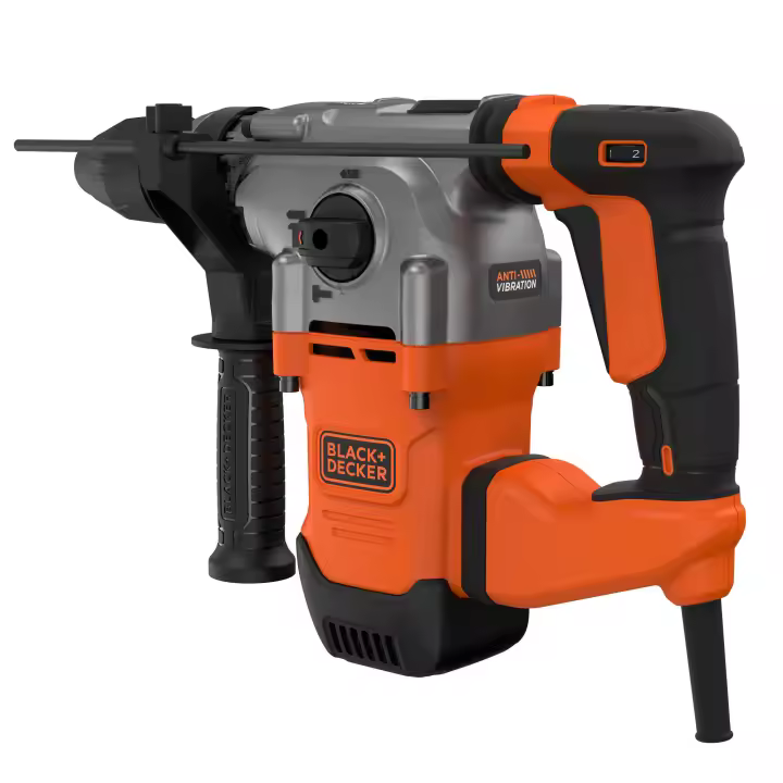 Black & Decker BEHS03K-QS - Martillo SDS-Plus 1250W con maletín - 1