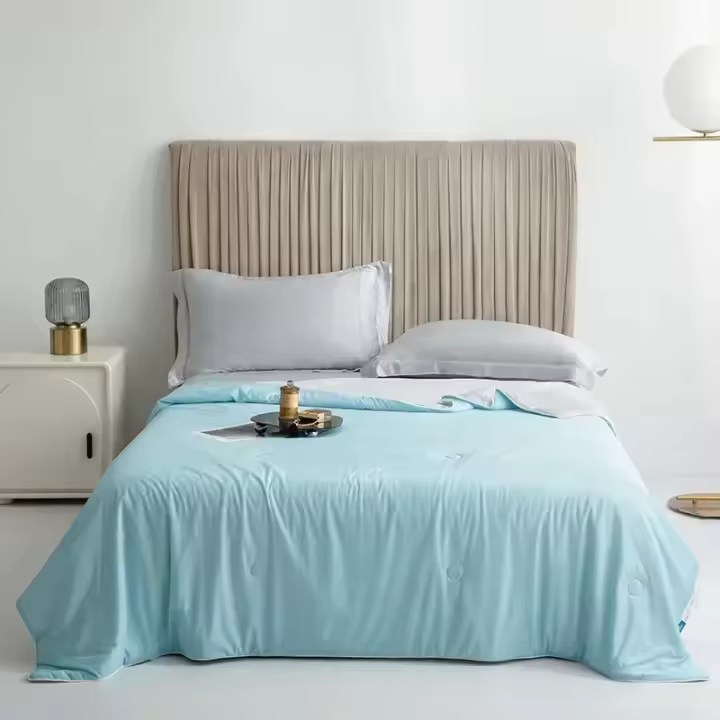 Edredón De Verano Ligero Y Sutil Con Tecnología De Refrigeración Doble Cara Para Cama Edredón Aire Condition Comforter Cooling Blanket - 1