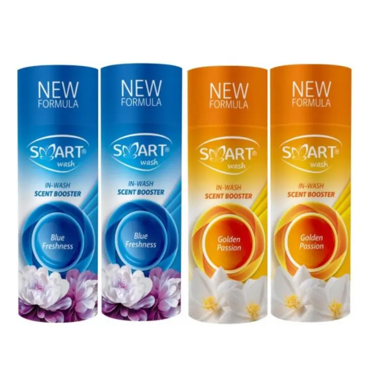 PACK OFERTA PERLAS LAVADORA SMART NUEVA FORMULA-----FORMULA MUCHO MAS EFICIENTE AL ESTAR MAS CONCENTRADO-----2 BOTES PERLAS LAVADORA GOLDEN PASSION 250G Y 2 BOTES PERLAS LAVADORA BLUE FRESHENESS 250G-------SUPER OLOR----- MAS CONCENTRADO Y MAS EFICIENTE - 1