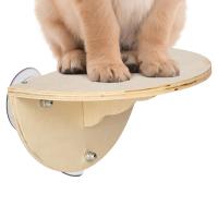 Asiento Para Gato En Ventana Espacioso Con 3 Ventosas Sillita De Madera Para Gatos Jóvenes Y Adultos Tamaño 29.5/19/14.5cm - details 5