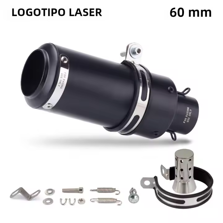Accesorios De Motocicleta Universal En Acero Inoxidable Modificar Escape Project Muffler 51mm 60mm Para TNT125 GPR150 MT15 R25 XMAX125 250SR PCX - 1