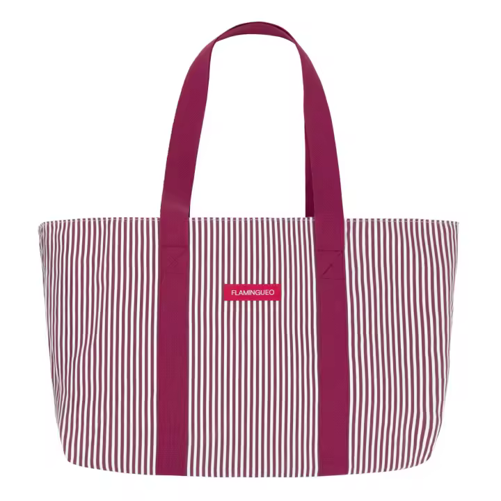 Flamingueo Bolsa Playa Tote Bag Playa Accesorios Bolsa Playa Poliéster Bolso Shopper Mujer Bolsa Playa Mujer Tote Bag Tela Bolso Tote Bag Mujer 50 x 20 x 35 cm - 1