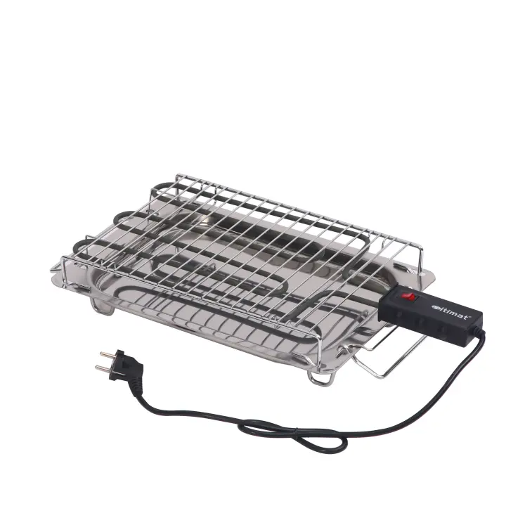 Parrilla eléctrica Itimat de acero inoxidable portátil para barbacoa y uso doméstico - 1