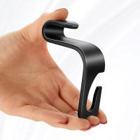 2PCS Gancho Multifuncional Para Coche Espalda Asiento Trabajar En La Capacidad De Carga Fuerte Creativo Gancho En La Espalda Asiento Trasero Simple Soporte - details 5