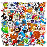 50 PCS Pegatinas Deportivas Mixtas Fútbol Baloncesto Voleibol Golf Béisbol Para Teléfono Móvil Material Variado Origen China - details 4