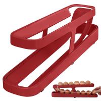 Organizador De Huevos Automático En Cajón Para Nevera Y Cocina Caja De Almacenamiento Con Rodillo Dispensador De Huevos Material Plástico Estilo Moderno - details 1