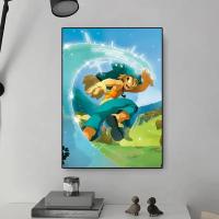 Póster De Lienzo HD Wakfu Personalizable Arte De Pared Para Juego Cool Decoración De Hogar Estilo Clásico Material De Lienzo Forma Rectangular Horizontal - details 0