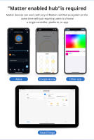 Bombilla LED Zemismart Matter over WiFi 9W Dimmable RGBCW Con Control Siri Alexa Google Home Smartthings Aplicación E27 Base - details 2