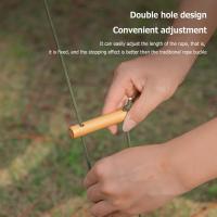 4pcs Atornillador De Cuerda Antideslizante Para Ojo De Awning Accesorios De Camping Equipamiento De Tenda Cierre De Madera De Bajo - details 7