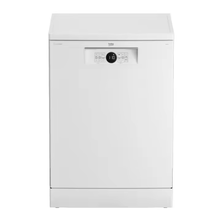 Beko - Lavavajillas 60 cm BDFN26640WC para 16 cubiertos, Clase C de eficiencia energética, consumo 9,5 L/ciclo y ruido de solo 44 dB, ideal para cocinas independientes - 1