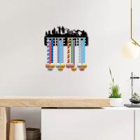 Porta-Medallas De Correr Al Aire Libre Soporte De Metal Para Pared Decoración De Casa Para Premios Deportivos Tamaño Pequeño - details 5