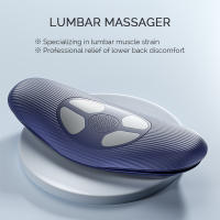 Masajeador De Lumbar Eléctrico Con Calor Y Vibración Inflable Control Remoto Soporte Espinal Para Masaje De Espalda - details 2