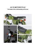 Honda JH-70 Mini Moto Diecast 1:12 Para Niños Con Sonido Luz Y Absorción De Choque Metal Coche De Juguete Monkey Carrocería De Aleación Fuerte Y Duradera - details 10
