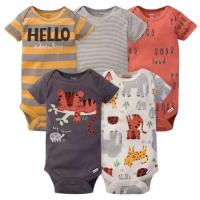 Ropa para niños, novedad de verano, mono triangular de manga corta para bebés, ropa para gatear, mono de bebé de cinco piezas - details 16