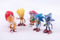 Set De 6 Figuras Miniatura Sonic Personajes De Peluche Shadow Y Cola Modelo De Juguetes Para Niños 5-7cm Regalo De Cumpleaños - details 11