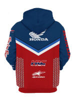 Sudadera De Motocicleta Honda Con Capucha Estampada 3D Equipo De Carreras Largo Manga Casual Sin Marca De Origen En Mainland China - details 3