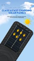Luces Solares Ultra Brillantes Al Aire Libre Con 106 LED 3000LM Sensor De Movimiento Luz De Inundación Para Pared Patio Garage Jardín Trasero - details 25