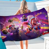 Toalla De Playa Microfibra Brawl Fashion Juego Quick Dry Toalla De Piscina Para Viaje Yoga Toalla De Sandía Toalla De Baño Rectangular Tela De Algodón Tejida - details 10