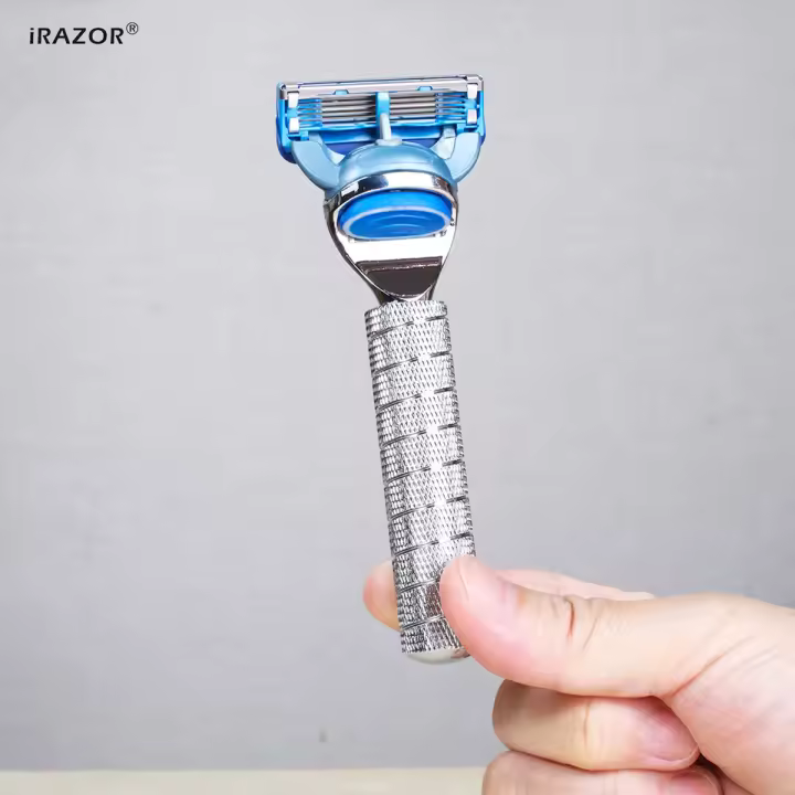 iRAZOR Fusion Afeitadora Manual De 5 Capas Para Barba Y Cabello De Hombre Herramientas De Aseo Desmontables Y Lavables - 1