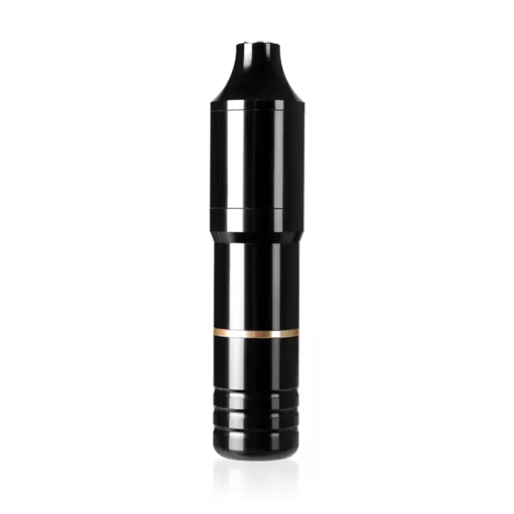 Solong Pluma De Tatuaje Profesional Con Motor Fuerte Y Enchufe DC Accesorios Para Tatuaje De Arte Permanente Cartridge De Agujas De Aluminio Negro - 1