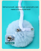Juguete Interactivo Para Gatos Simulación De Ratón Con Cuerda Y Plumas Juego Divertido Para Gatitos Tren De Puerta Colgante Suministros Para Mascotas Material De Lana Y Plumas - details 5