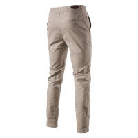 AIOPESON Pantalones Casuales Para Hombre Algodón Slim Fit Color Sólido Calidad Superior Primavera Otoño Estilo Clásico Negocios - details 2