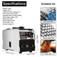 Soldadores MIG MMA 2 en 1, herramientas de soldadura Manual y multiusos con aislamiento de Gases de dióxido de carbono, inversor de corriente continua IGBT - details 6