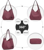 Estilo Vintage Bolso DE LOS helbres La Lona with múltiples bolsos para el trabajo Escuela Viaje casual Diary use - details 1