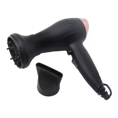 Secador Lim Hair Viaje WR 3.0 Negro-Dorado - Potente secador de viaje de tamaño reducido de 1200W - 1
