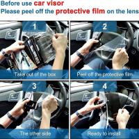 Extensor De Visera Para Coche Anti-estruendos Protector Solar Bloqueador De Ventanas Vidrio Resistente Para Vehículos Automóviles - details 3