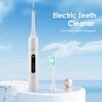 Limpia Dientes Eléctrica Impermeable Con Vibration Sonic Escáner Dental Eliminador De Placa Y Calcario Con 5 Cabezas De Repuesto Color Negro Y Blanco - details 2