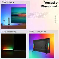 2PCS Luz Nocturna LED RGB Control APP Inteligente Barra De Lámpara Symphony Luz De Música Rítmica Ambiental Para TV Gaming Habitación Mesa - details 4