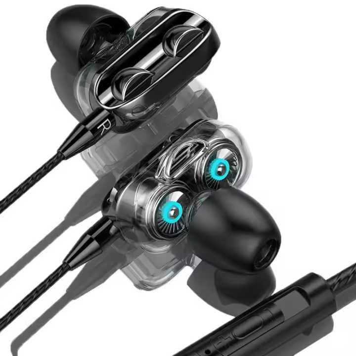 Auriculares Inalámbricos 3.5mm Con Micrófono Estéreo HiFi Bass Para Deportes Y Juegos Compatible Con PC Xiaomi Huawei MOV - 1