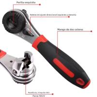 Llave De Atornillado Universal Antideslizante Con Mango Ergonómico Tratada a Calor Multifuncional Ajustable Para Metal - details 1