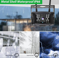 Cámara IP Exterior 5MP HD Con Carcasa De Metal Para Seguridad Del Hogar Y Coche Alarma Por Correo Electrónico Vigilancia De Video Cámara De Cuidado IP 4G SIM Card - details 2