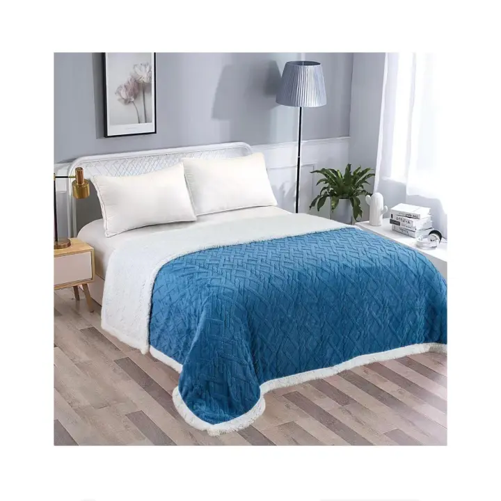 Manta Sherpa con Borreguito Manta Sherpa con Borreguito  Invieno Suave  ideales para tu sofá o cama130X160cm 160X220cm 220X240cm - 1
