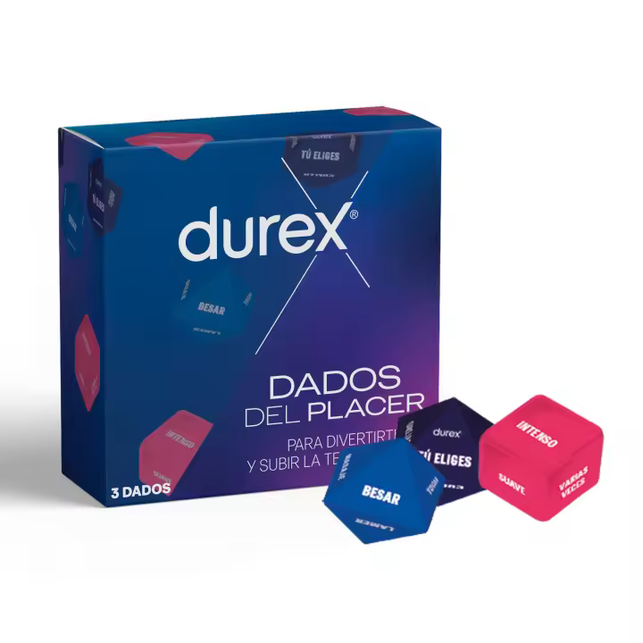 Durex - Dados de Placer, Juego Erótico para Parejas, Diversión, Intimidad y Pasión - 1