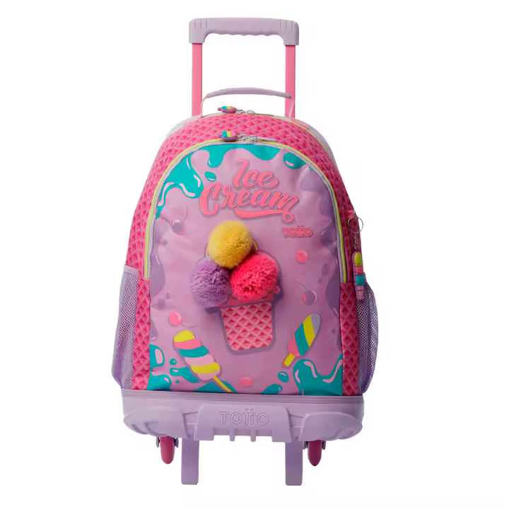 Totto Mochila infantil ruedas Ice Pop -Dimensiones:33 x 47.5 x 17 cm-Material: poliester - 1