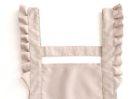 1Pc Delantal Coreano Estilo Cuté Para Mujer Para Tienda De Uñas Cocina Café Sin Mangas Para El Hogar Y Limpieza - details 3