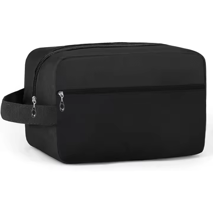 Neceser grande para hombre, bolsa de viaje, resistente al agua, para gimnasio, afeitado, ducha, baño, maquillaje, con asa. - 1