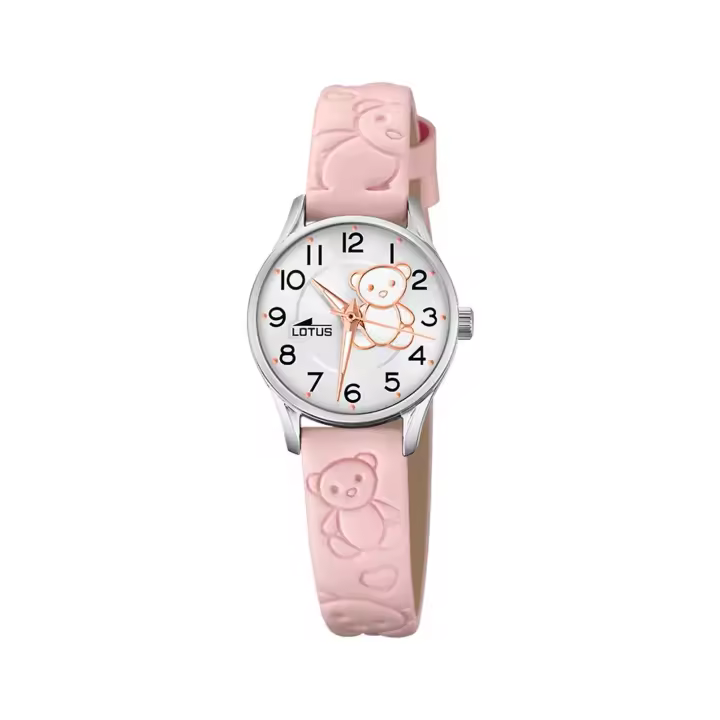 Reloj LOTUS Niña Junior Collection 18573/G - Acero con oso en la esfera - Pulsera de regalo - Comunión - 1