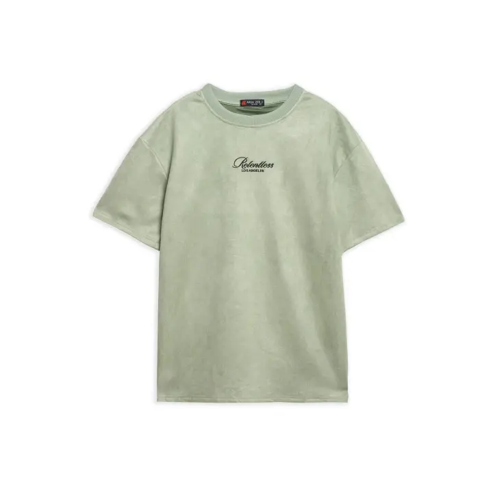 Camiseta Area Zero Verde Relentless Oversized Tee - 1