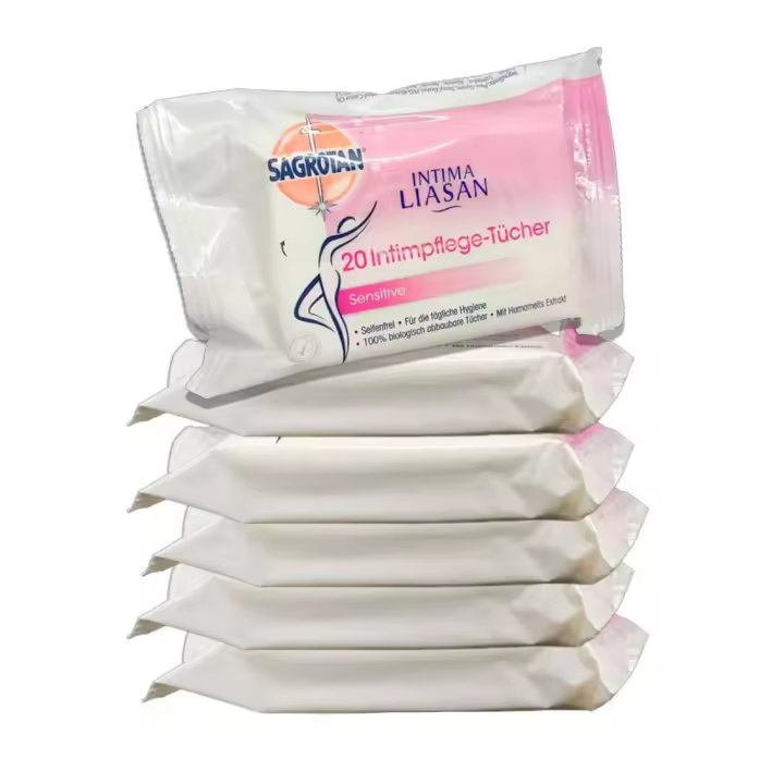 Sagrotan Toallitas Íntimas Mujer Pack 6x20 Unidades - 1