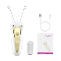 Rasuradora Eléctrica Para Cuerpo Para Mujer Hilo De Algodón Recargable Epilador De Piel Limpia Para Piernas Brazos Cuello Belleza - details 12